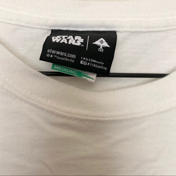 Star Wars storm trooper graphic  white shirt - Picture 3 of 4